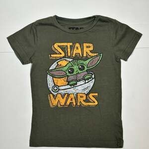 Star Wars Toddler The Mandalorian Grogu Baby Yoda Graphic T-Shirt Size 3T